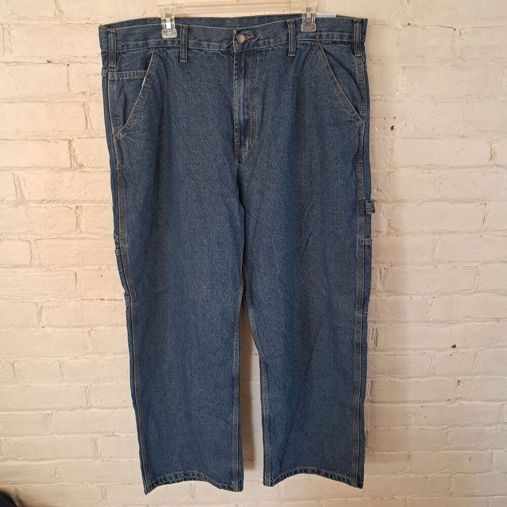 Rural King Mens 40x28 Real Work Wear Carpenter Jeans 100% Cotton Relaxed Fit NWT